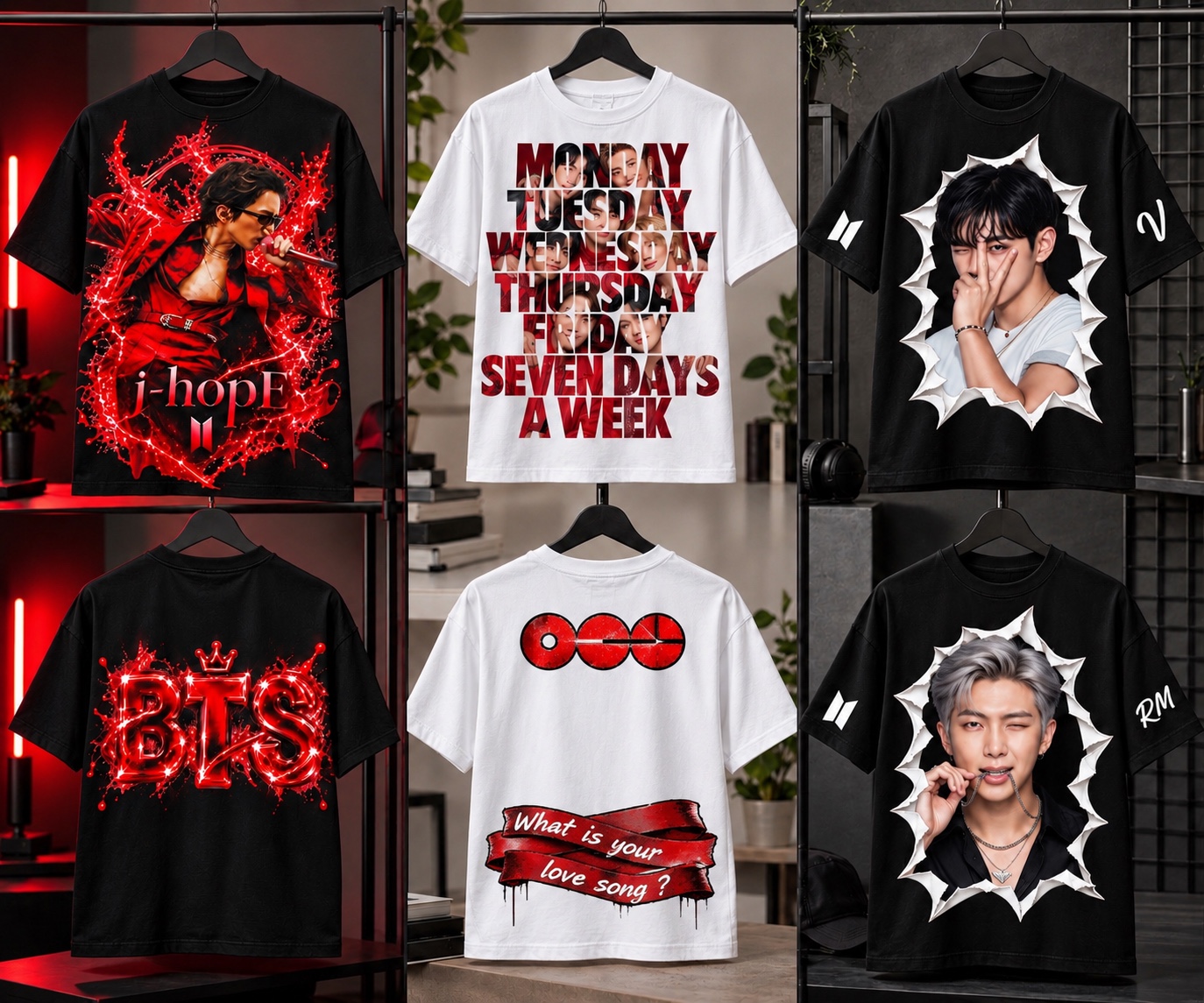 T-shirts K-pop personalizadas